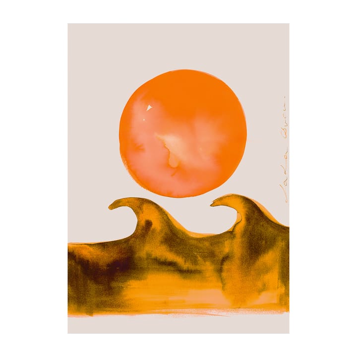 Sunset Waves poster, 50 x 70 cm Paper Collective