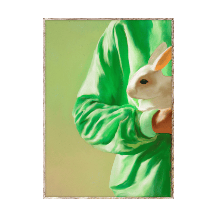 White Rabbit poster, 30 x 40 cm Paper Collective