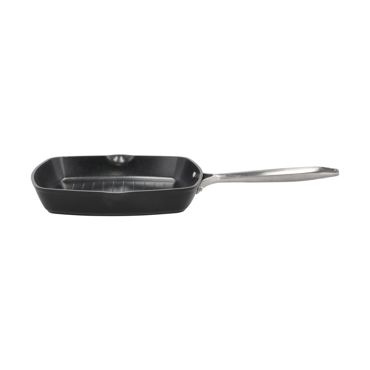 Pillivuyt Travo grillpanne keramisk non-stick 24×24 cm Svart-aluminium