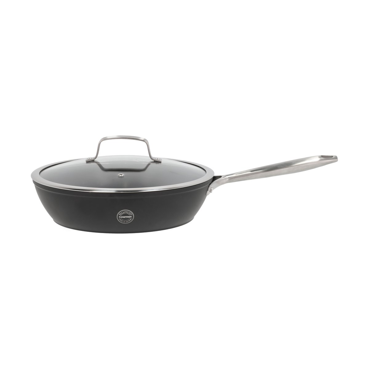 Pillivuyt Travo traktørpanne keramisk non-stick 28 cm Svart-aluminium