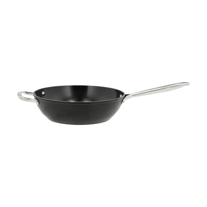 Travo wokpanne keramisk non-stick 28 cm, Svart-aluminium Pillivuyt