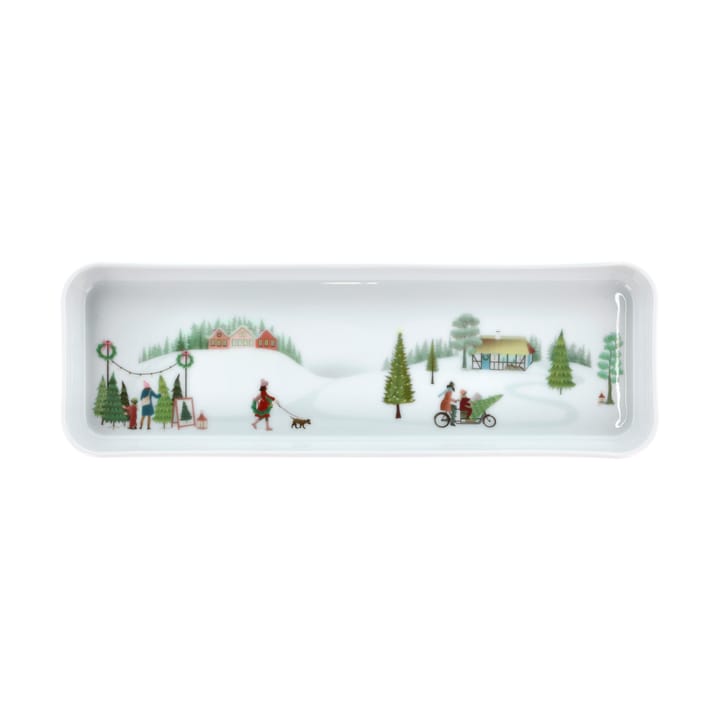 Vinter fat 12x36 cm, Hvit Pillivuyt