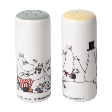 Moomin Love salt & pepperkar - Hvit-multi - Pluto Design