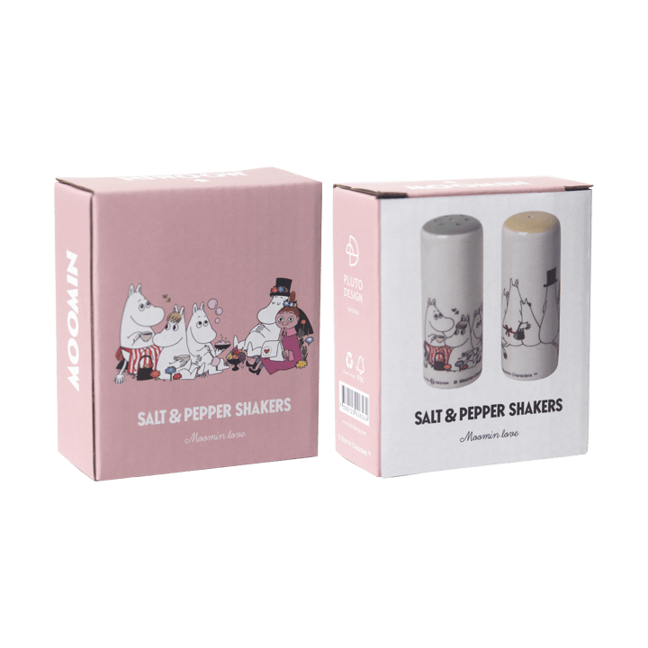 Moomin Love salt & pepperkar, Hvit-multi Pluto Design