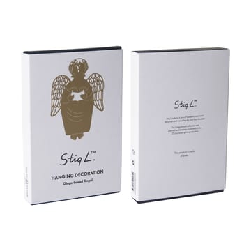 Stig L Gingerbread Angel juletrepynt - Gull - Pluto Design