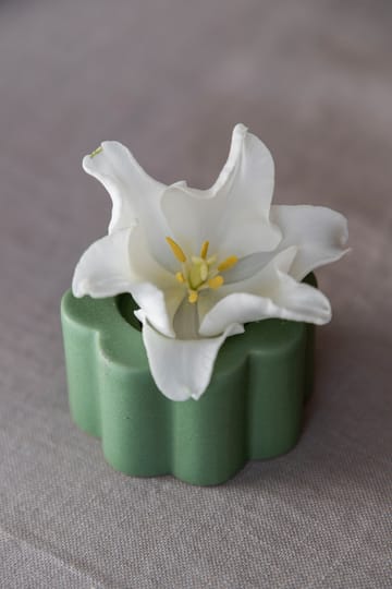 Birgit vase/lysestake 5 cm - Olive - PotteryJo