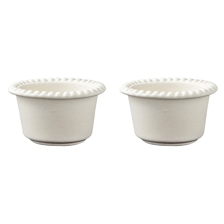 Daria liten skål Ø12 cm 2-stk., Cotton white PotteryJo