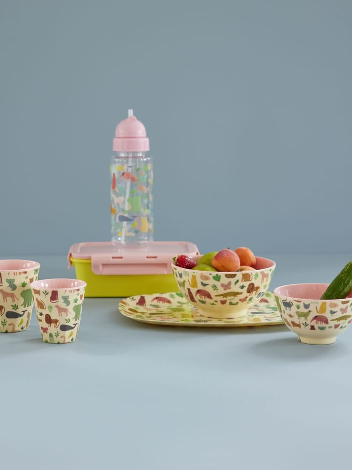 Rice barnekopp melamin, Sweet Jungle Print-Soft Pink RICE