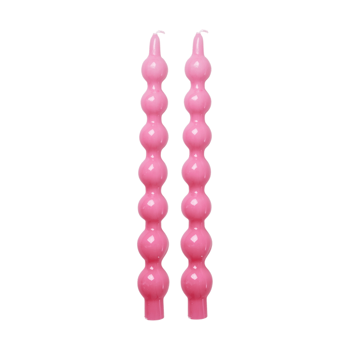 Rice lys 30,2 cm 2-pack - Pink - RICE