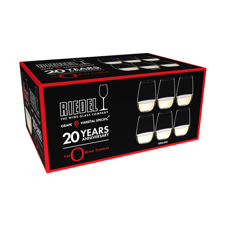 O Wine Tumbler 20-årsjubileum Riesling 6 stk, 37,5 cl Riedel