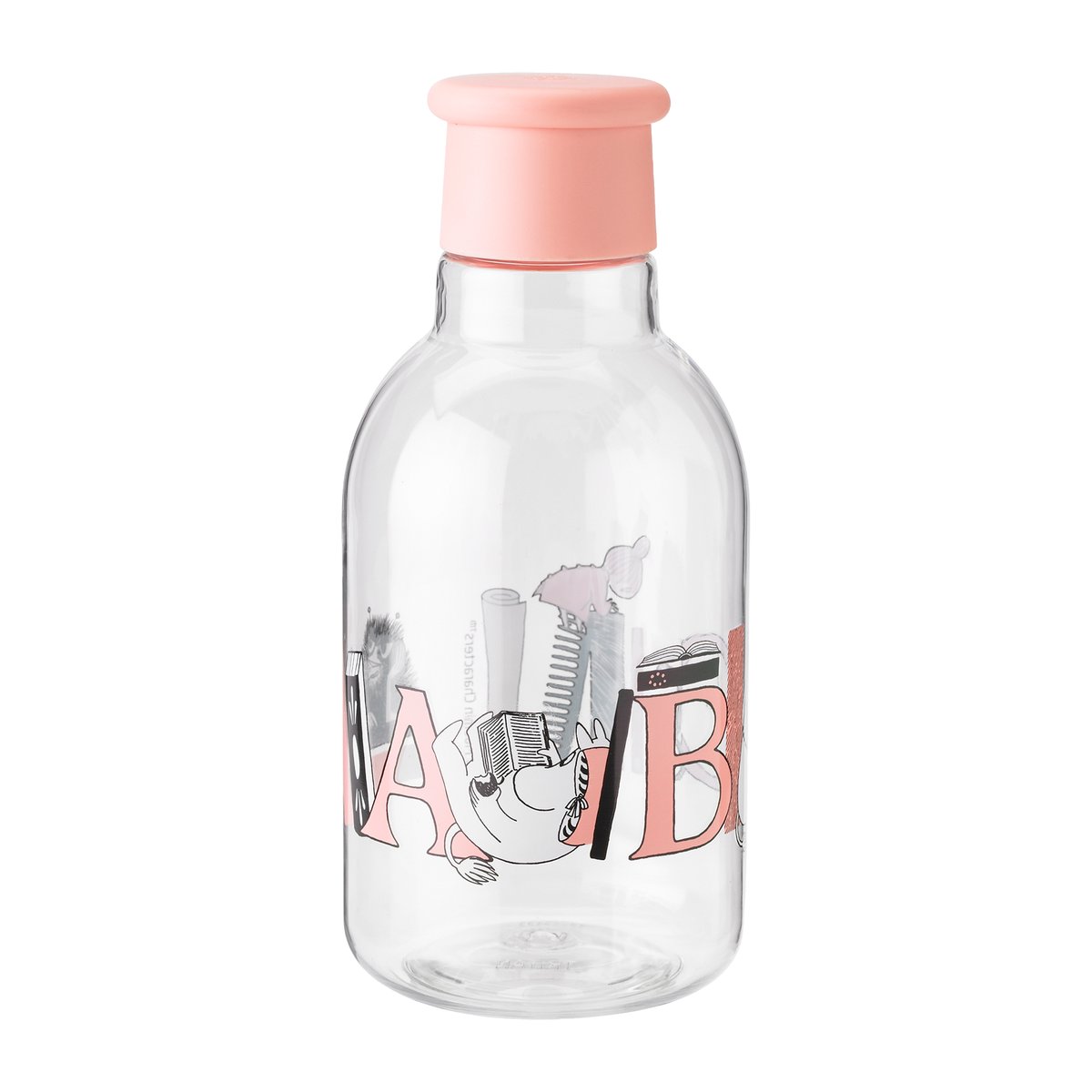 RIG-TIG DRINK-IT Moomin ABC vannflaske 0,5 liter Salmon