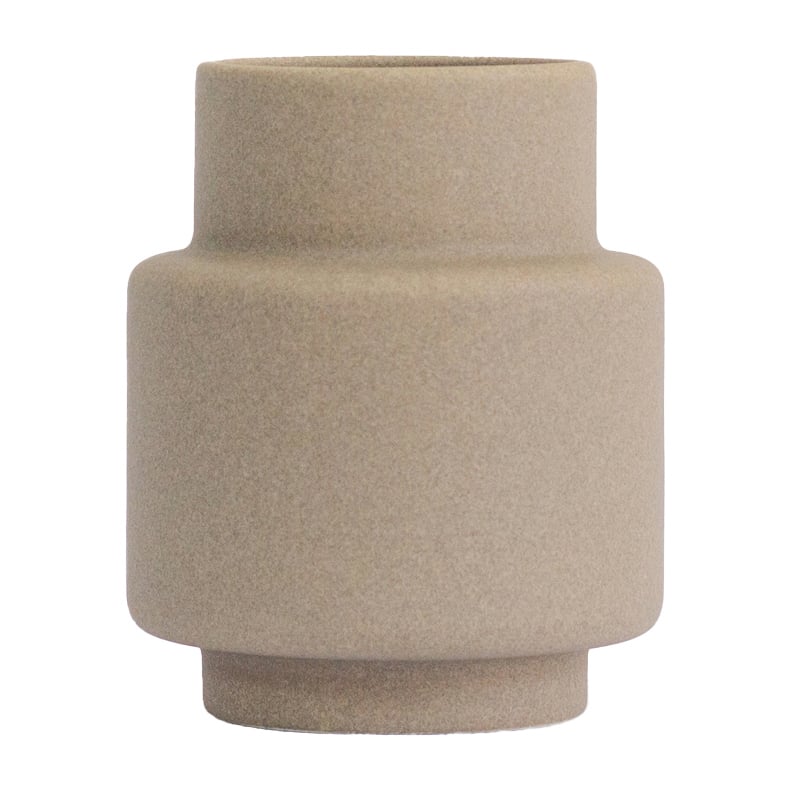 Ro Collection Hurricane vase M Ø12 Light Stone