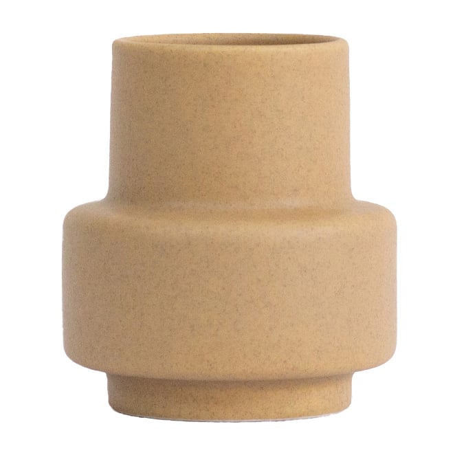 Ro Collection Hurricane vase S Ø9 Soft Ochre