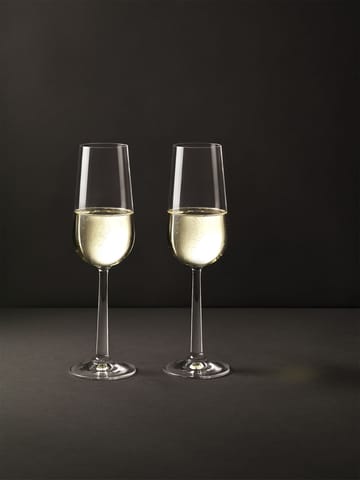 Grand Cru champagneglass 2-stk. - klar 2-stk - Rosendahl