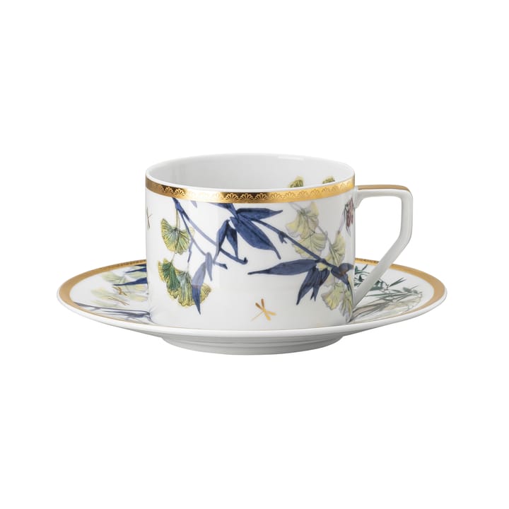 Rosenthal Heritage Turandot tekopp med fat - Hvit - Rosenthal