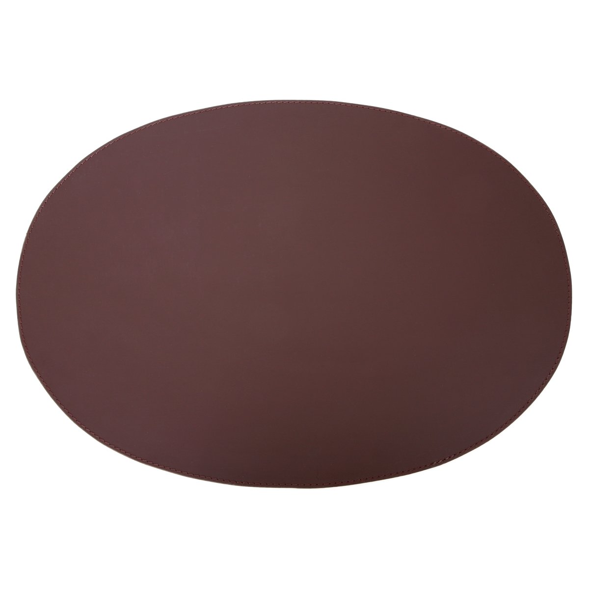 Ørskov Ørskov spisebrikke skinn oval 47×34 cm Brun