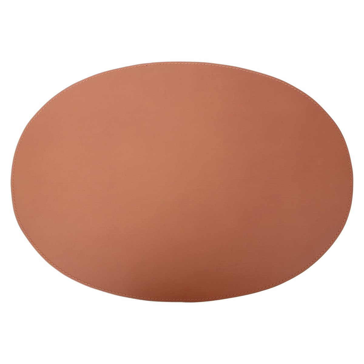 Ørskov Ørskov spisebrikke skinn oval 47×34 cm Cognac