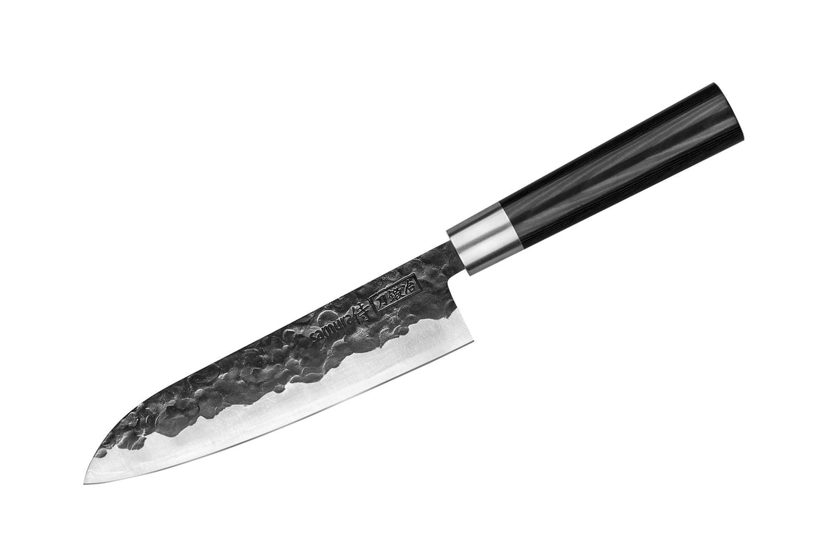 Samura Blacksmith Santokukniv 18 cm Svart