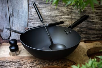 Satake wok sett karbonstål - 57 cm - Satake