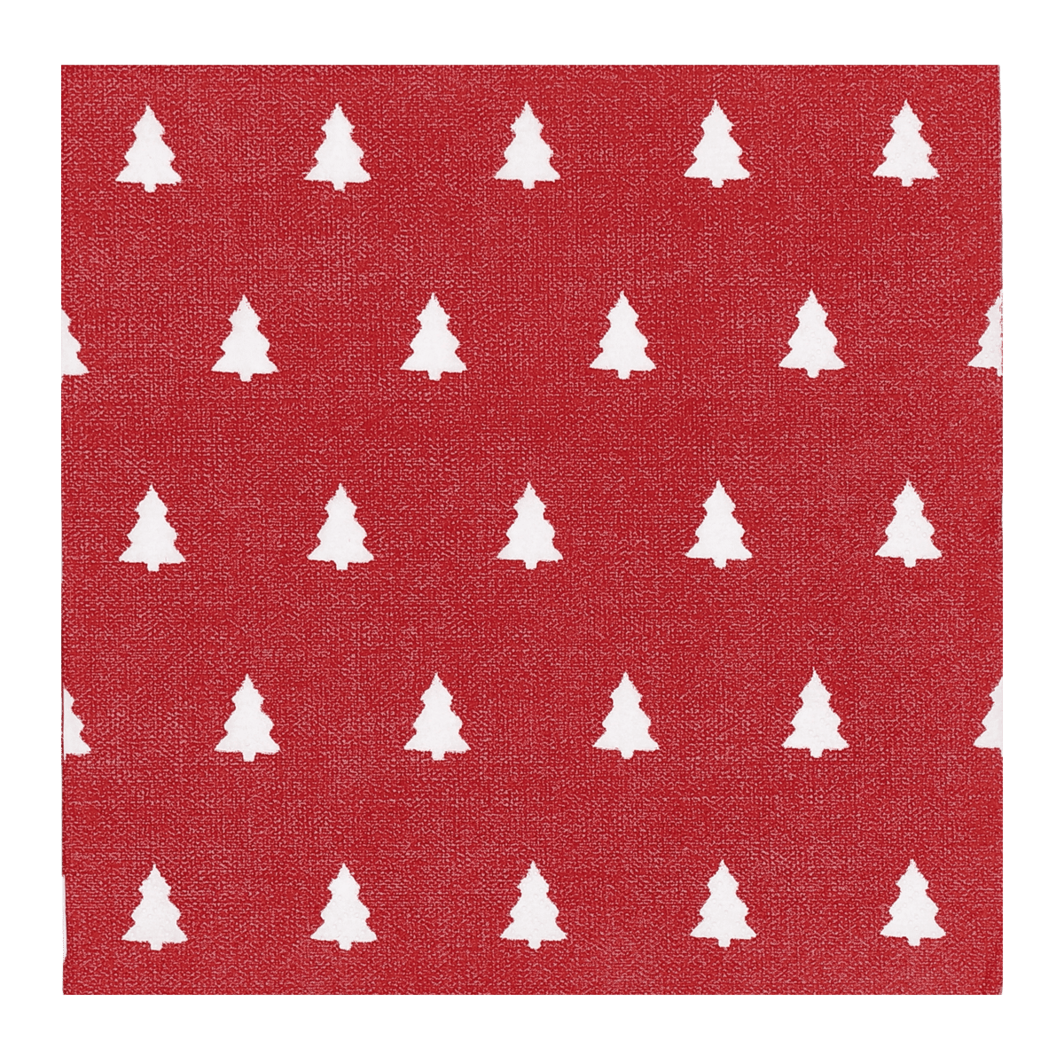 Scandi Essentials Linen trees servietter 33 x 33 cm 20-pakning Red