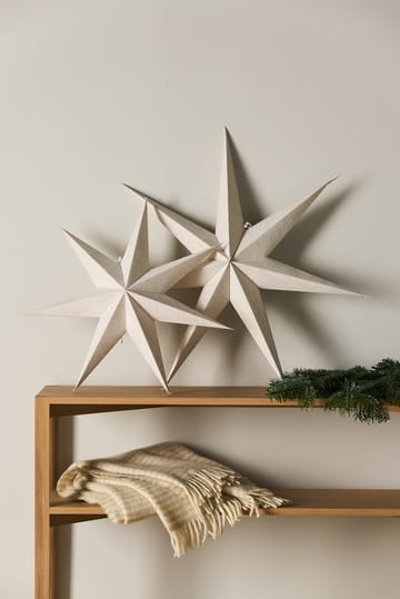 Bare adventsstjerne hvit - 60 cm - Scandi Living