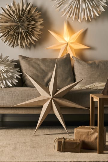 Bare adventsstjerne hvit - 60 cm - Scandi Living