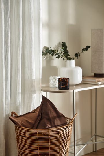 Calm putetrekk lin 40 x 60 cm,  - Chocolate Brown - Scandi Living