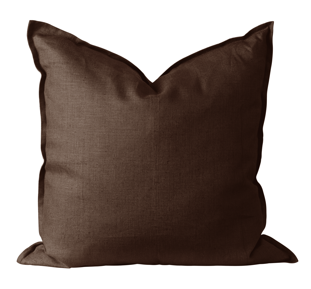 Scandi Living Calm putetrekk lin 50 x 50 cm Chocolate Brown