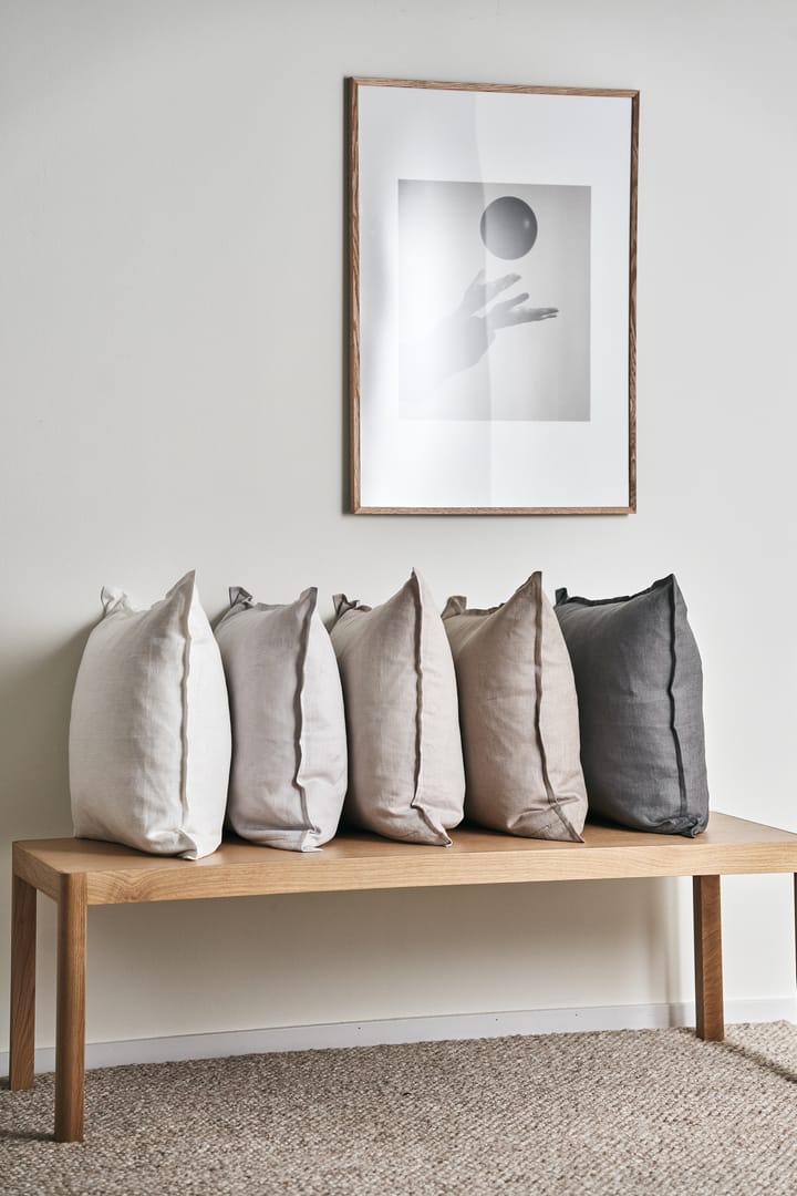 Calm putetrekk lin 50 x 50 cm, Icy Grey Scandi Living