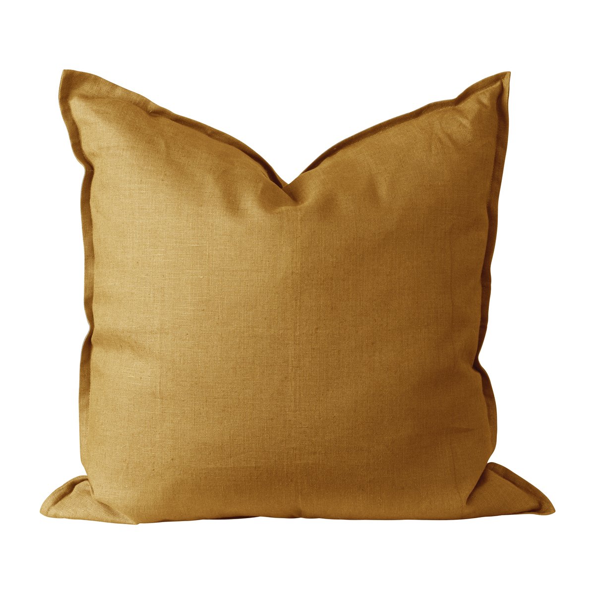 Scandi Living Calm putetrekk lin 50 x 50 cm Mustard