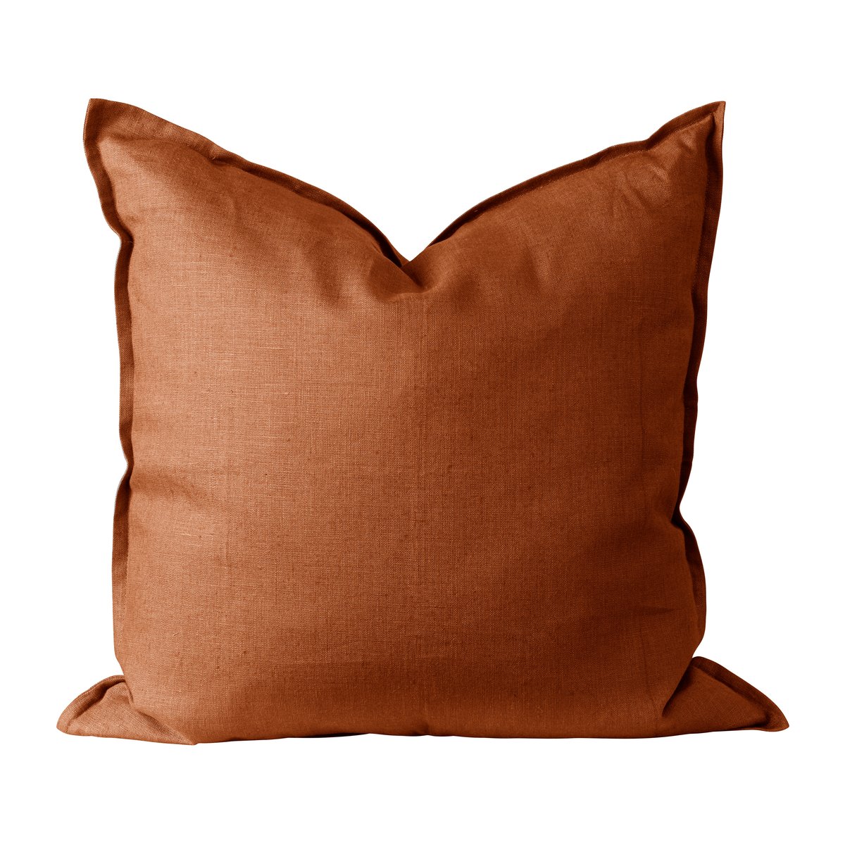 Scandi Living Calm putetrekk lin 50 x 50 cm Rust