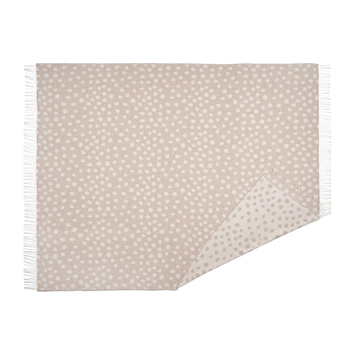 Droplets bomullspledd 130 x 185 cm, Beige Scandi Living