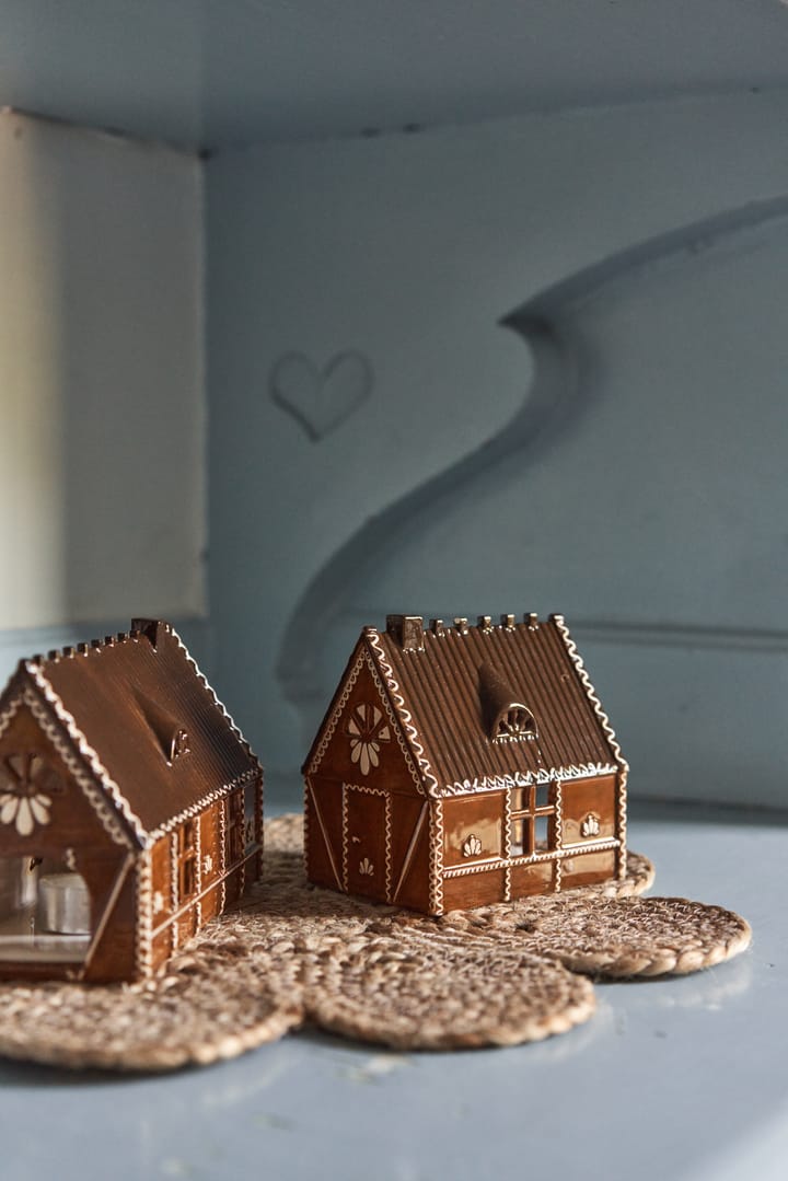 Ginger bread lysehus, 12 cm Scandi Living