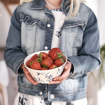 Havspil frokostskål 60 cl 4-stk. - blå-hvit - Scandi Living