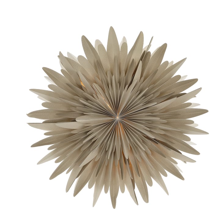 Luna adventsstjerne beige med prikker  - 60 cm - Scandi Living