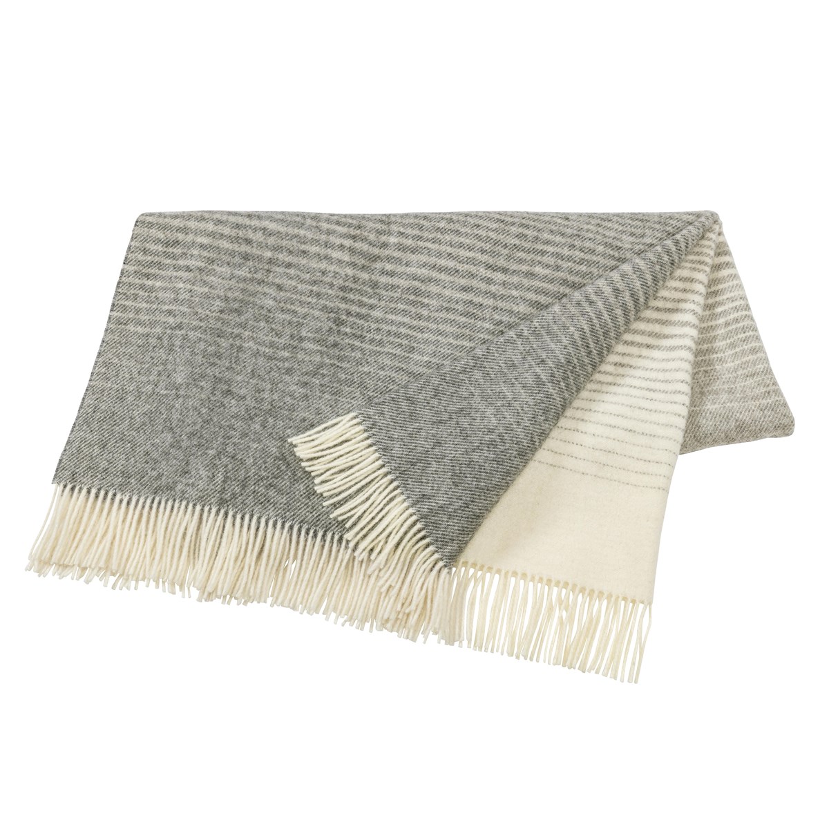 Scandi Living Mist ullpledd Stone