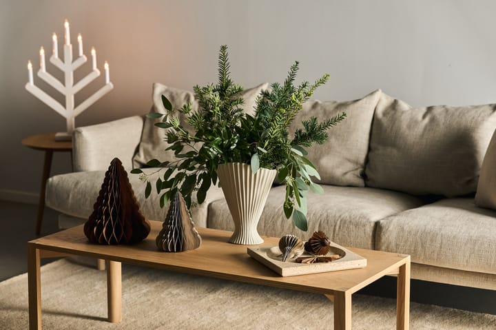 Pine adventslysestake 62 cm, Hvitlasert Scandi Living