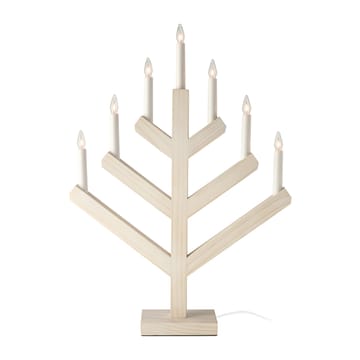 Pine adventslysestake 62 cm - Hvitlasert - Scandi Living