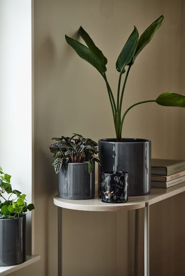 Sleek krukke Ø 19 cm - Charcoal - Scandi Living