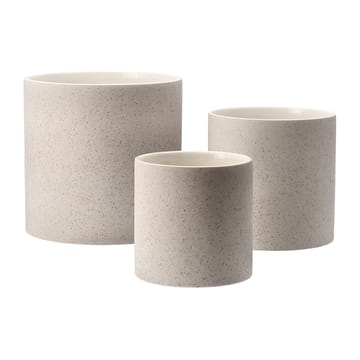 Speckled krukke Ø 12 cm - Beige - Scandi Living