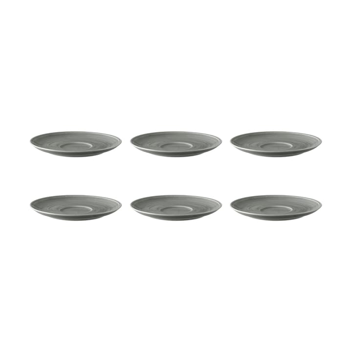 Terra kaffefat Ø 16,1 cm 6-pakning - Pearl Grey - Seltmann Weiden