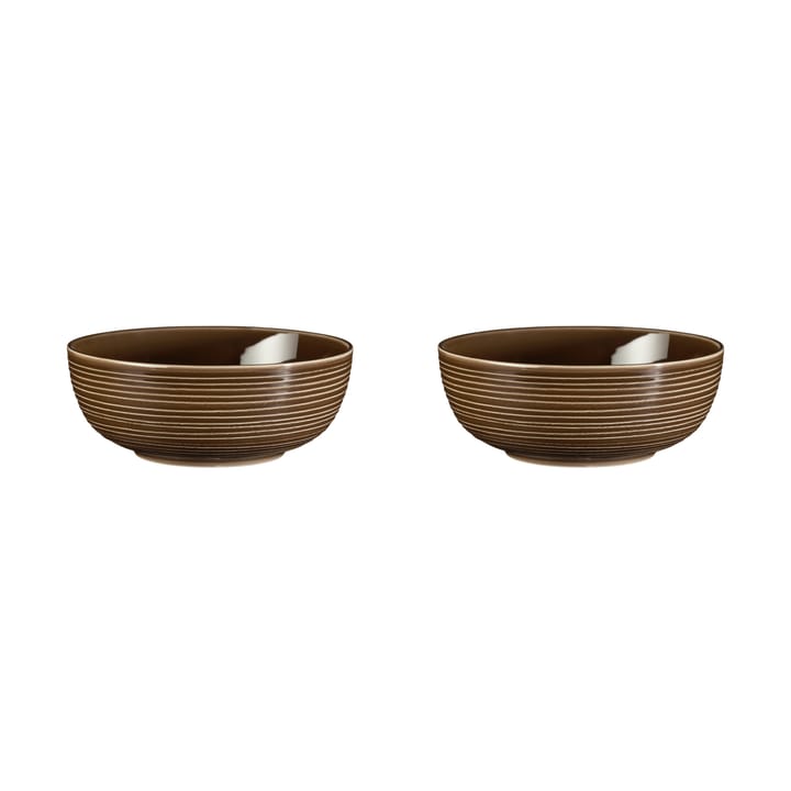 Terra skål Ø 20,4 cm 2-pakning - Earth Brown - Seltmann Weiden