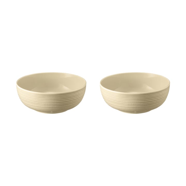 Terra skål Ø 20,4 cm 2-pakning - Sand Beige - Seltmann Weiden