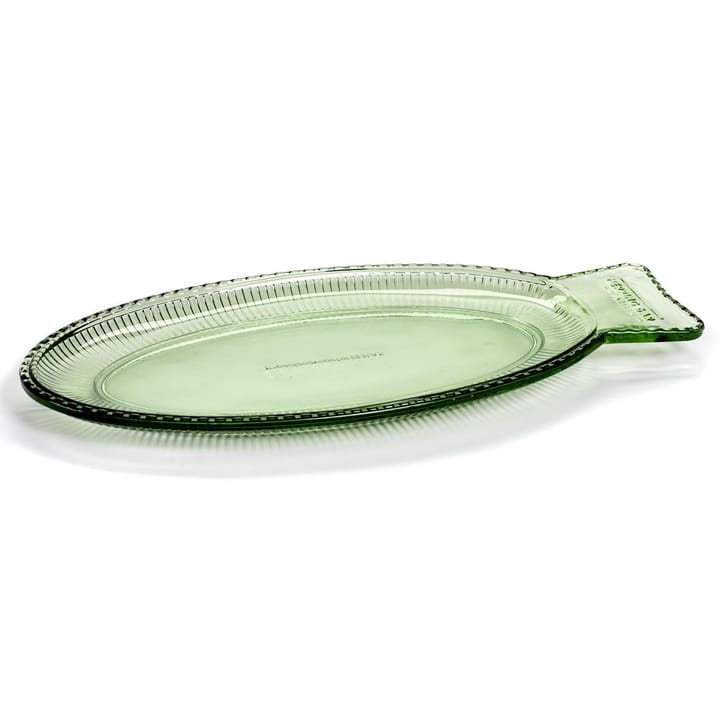 Fish & Fish serveringsfat 16x35 cm - Green - Serax