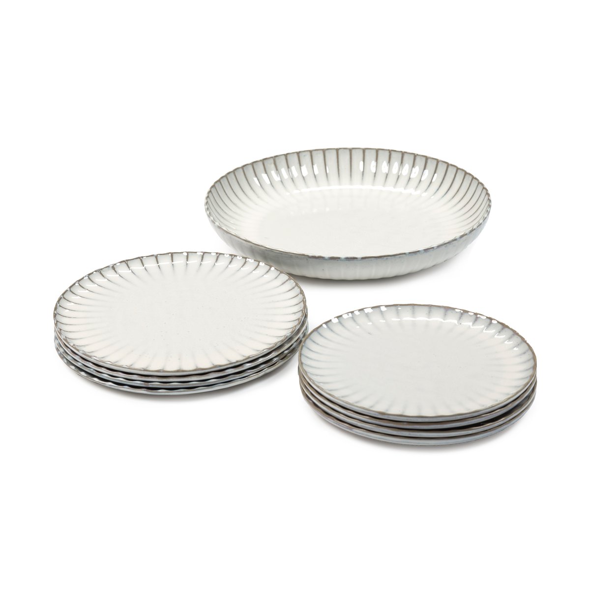 Serax Inku dinner set 9 deler White