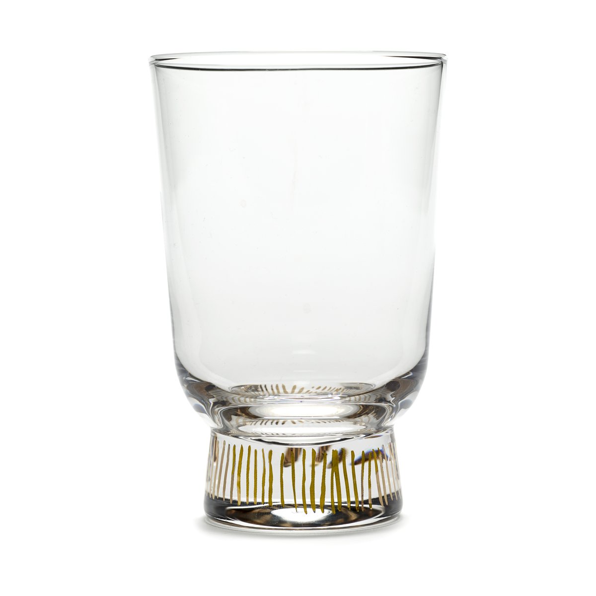 Serax Ottolenghi Feast glass 33 cl 4-pakning Stripes gold