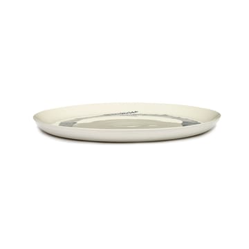 Ottolenghi Feast tallerken L Ø26 cm 2-pakning - White stripes-blue - Serax