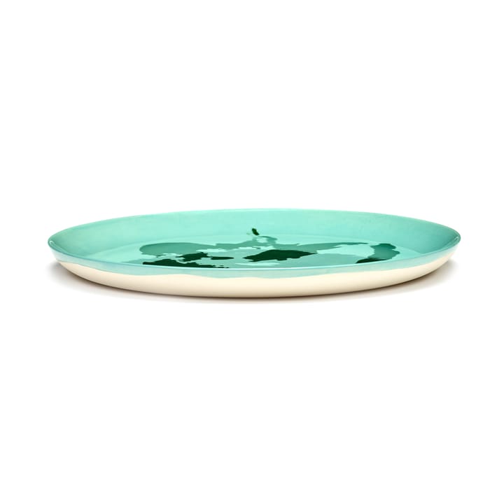 Ottolenghi Feast tallerken L Ø26,5 cm 2-pakning, Azure-pepper green Serax