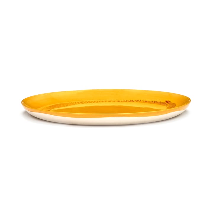 Ottolenghi Feast tallerken L Ø26,5 cm 2-pakning, Yellow stripes-red Serax