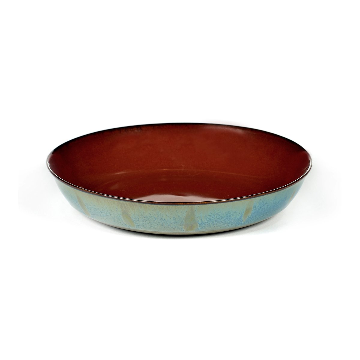 Serax Terres de Rêves asjett 17,5 cm Rust-smokey blue